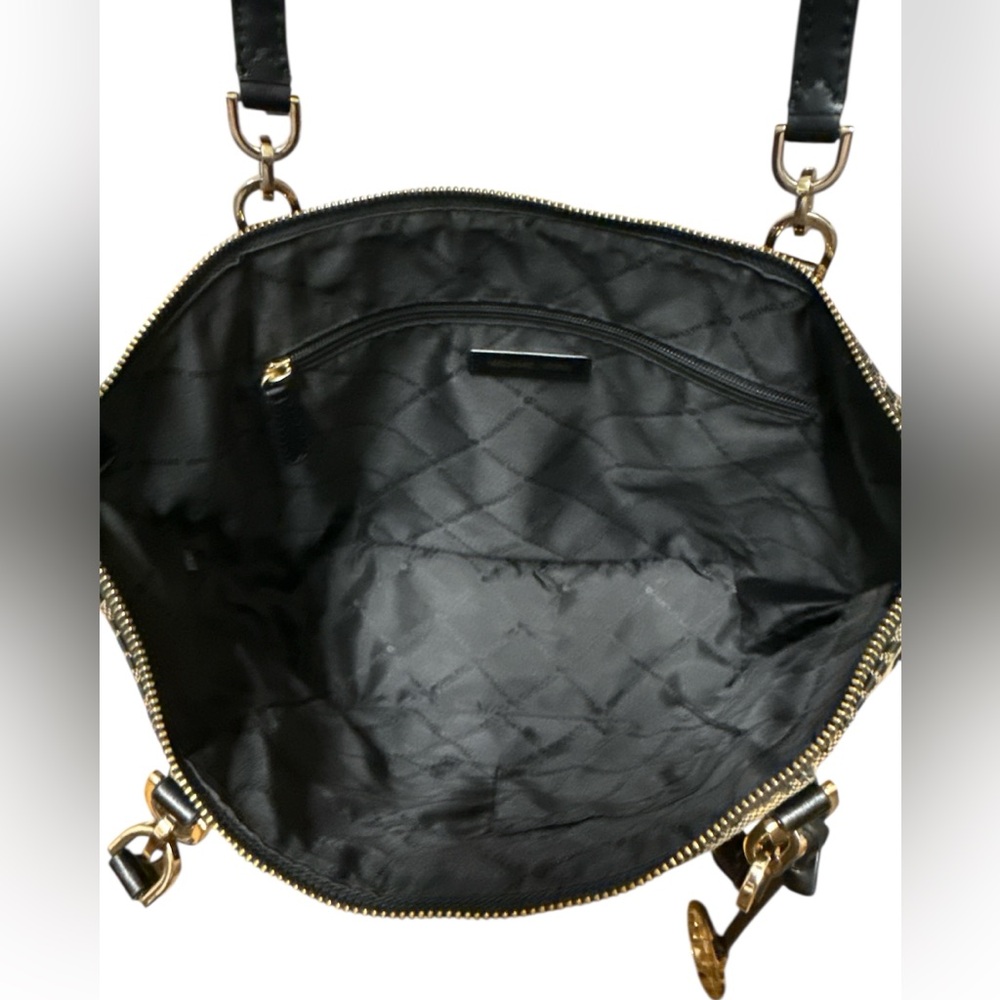Michael Kors Black and Tan Tote Bag - Picture 3 of 6